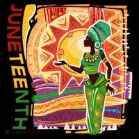 Juneteenth African American Woman African Patterns Coffee Mug thumb 5