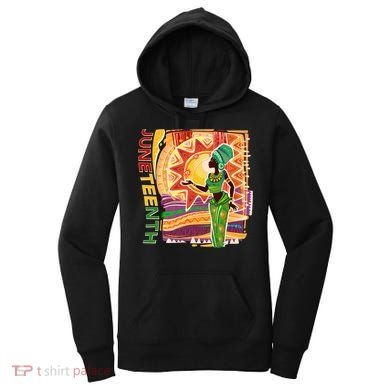 Juneteenth African American Woman African Patterns Women's Hoodie