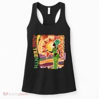 Juneteenth African American Woman African Patterns Women's Tank Top thumb 0