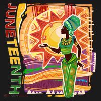 Juneteenth African American Woman African Patterns Tank Top thumb 6
