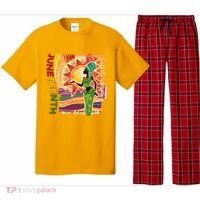 Juneteenth African American Woman African Patterns Pajama Set thumb 0