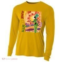 Juneteenth African American Woman African Patterns Cooling Performance Long Sleeve Crew thumb 0