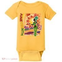 Juneteenth African American Woman African Patterns Baby Bodysuit thumb 0