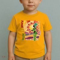 Juneteenth African American Woman African Patterns Toddler T-Shirt thumb 2