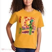 Juneteenth African American Woman African Patterns Kids T-Shirt thumb 2