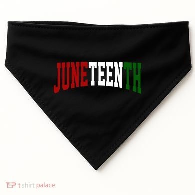 Juneteenth African American USA-Made Doggie Bandana