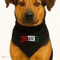 Juneteenth African American USA-Made Doggie Bandana thumb 1