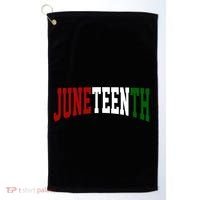 Juneteenth African American Golf Towel thumb 0