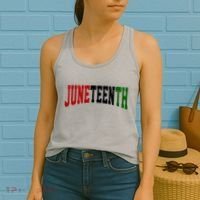 Juneteenth African American Women's Tank Top thumb 2
