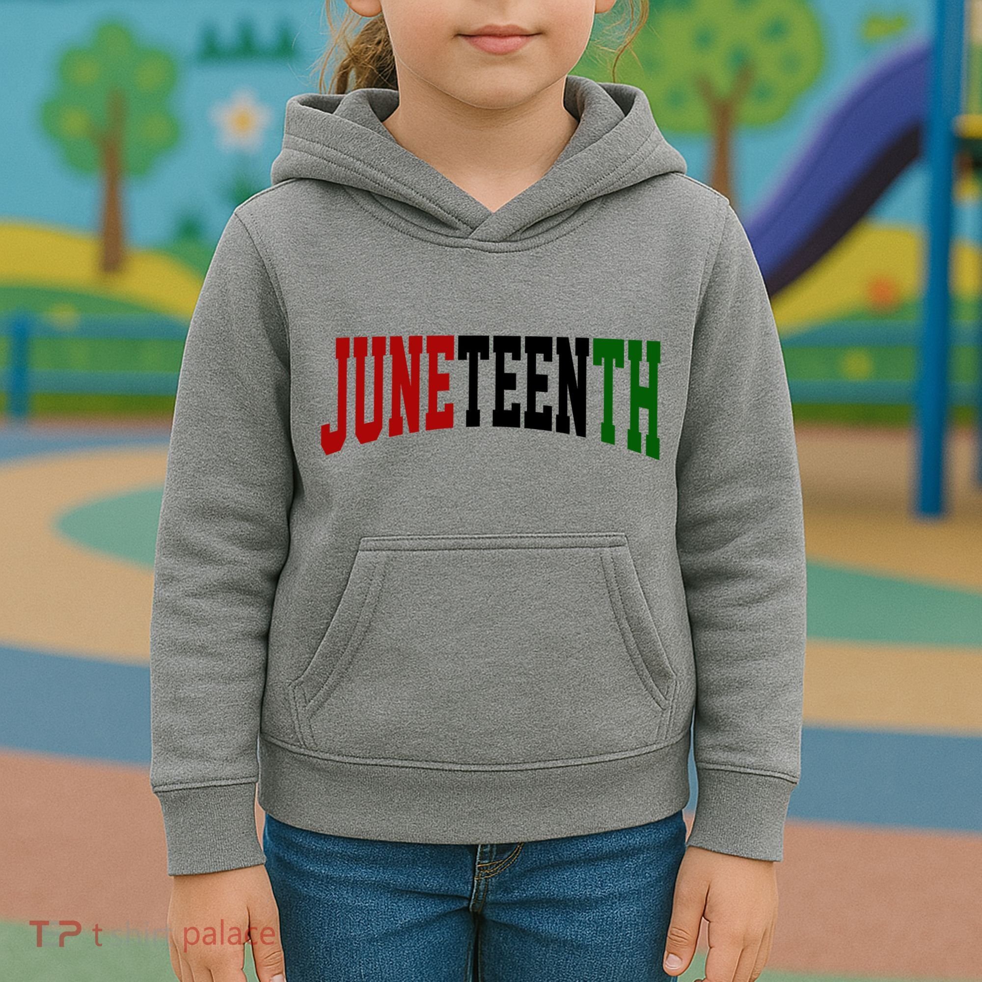 Juneteenth African American Kids Hoodie
