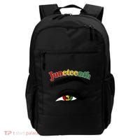 Juneteenth African American Woman Eye Backpack thumb 0