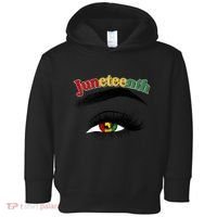 Juneteenth African American Woman Eye Toddler Hoodie thumb 0