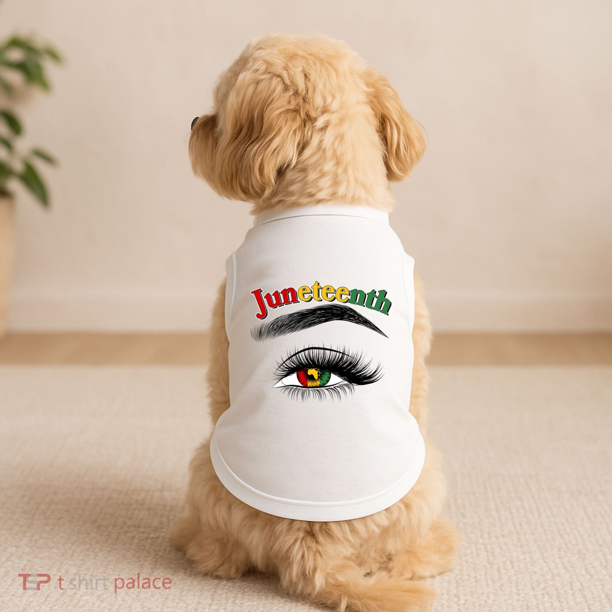 Juneteenth African American Woman Eye Doggie Tank
