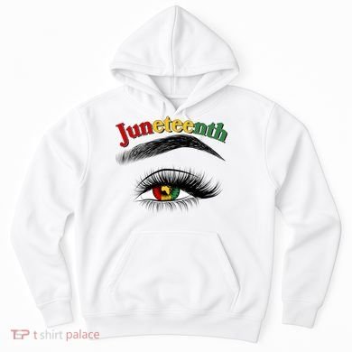 Juneteenth African American Woman Eye Hoodie