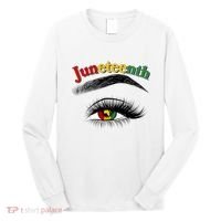 Juneteenth African American Woman Eye Long Sleeve Shirt thumb 0