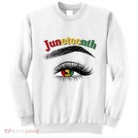 Juneteenth African American Woman Eye Sweatshirt thumb 0