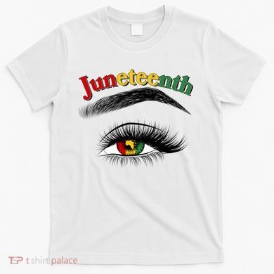 Juneteenth African American Woman Eye T-Shirt