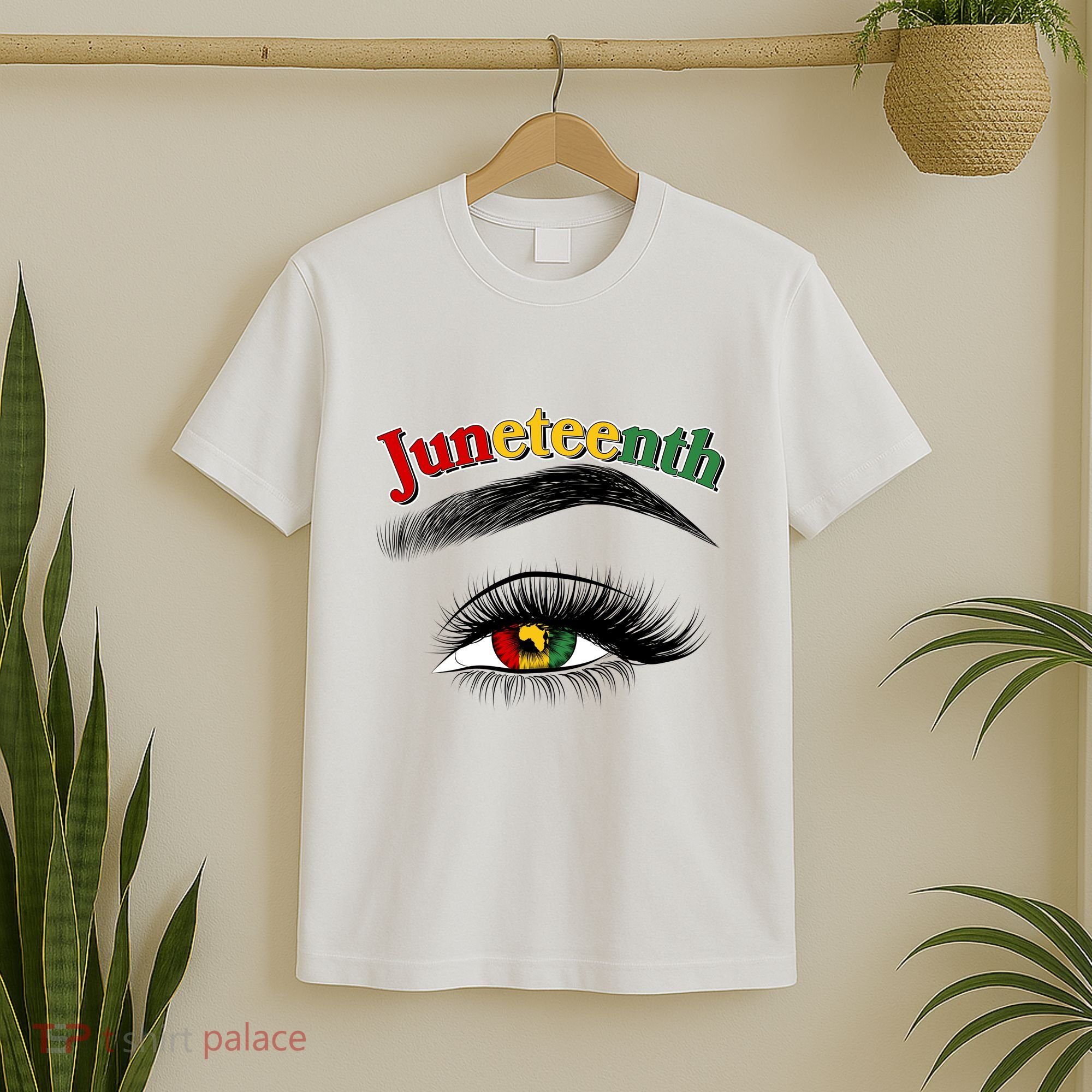 Juneteenth African American Woman Eye T-Shirt