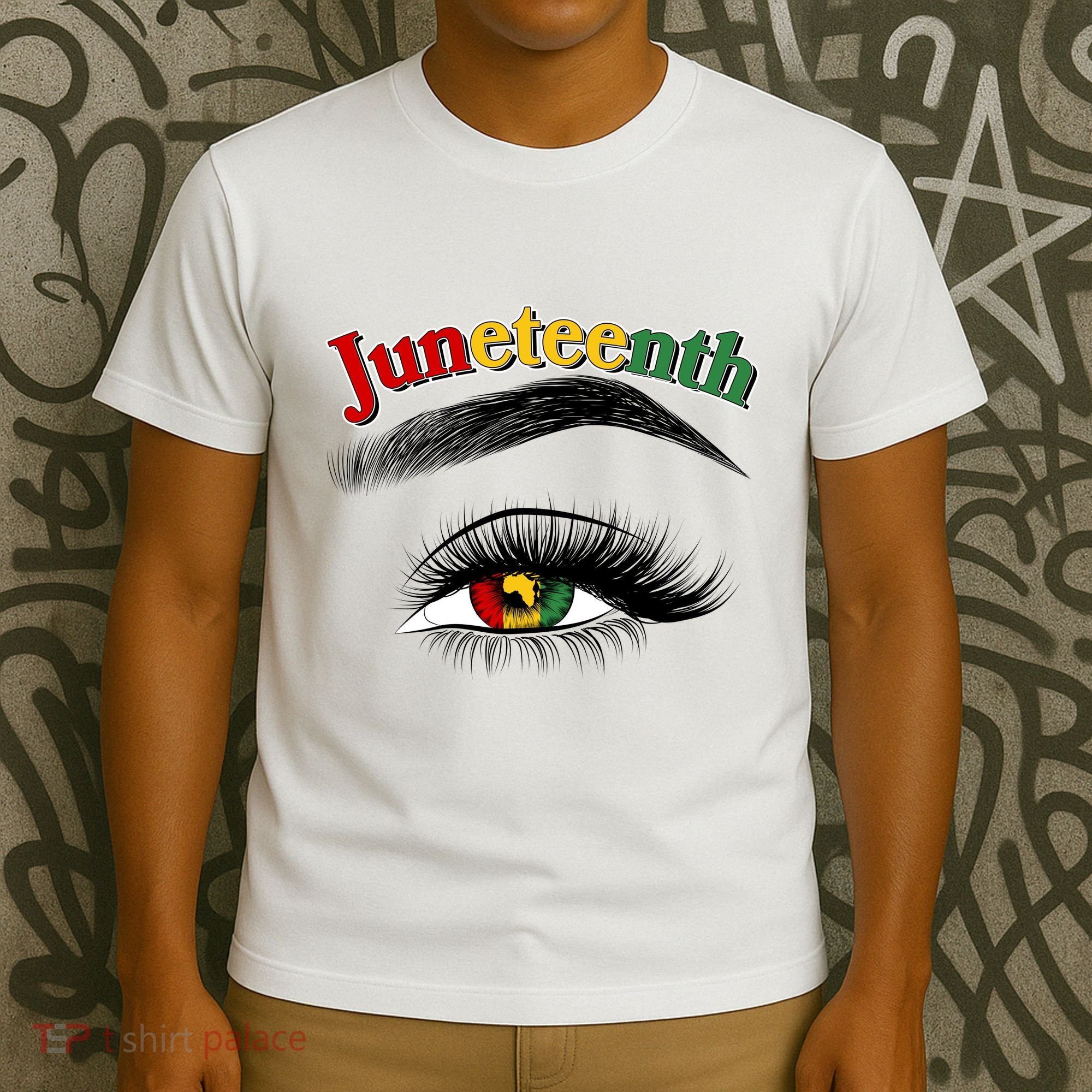 Juneteenth African American Woman Eye T-Shirt