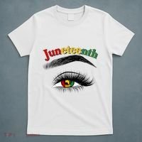 Juneteenth African American Woman Eye T-Shirt thumb 5