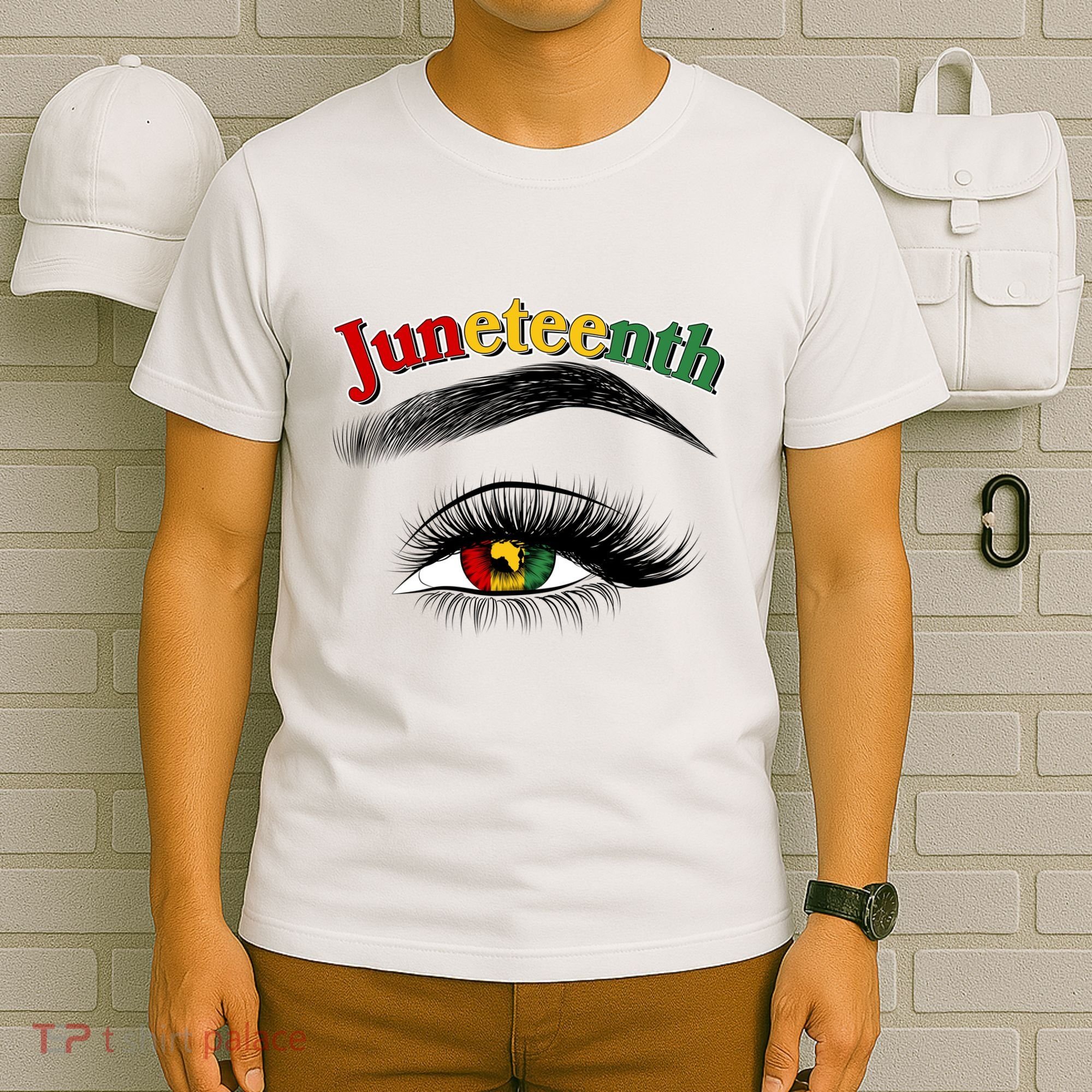 Juneteenth African American Woman Eye T-Shirt