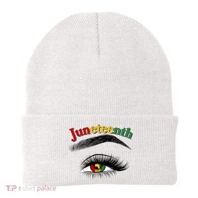 Juneteenth African American Woman Eye Beanie