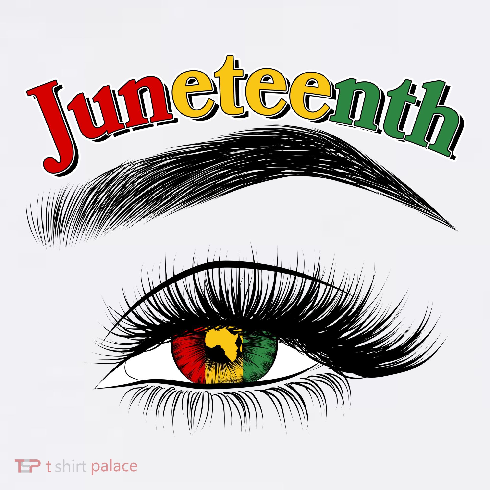 Juneteenth African American Woman Eye Women's Hoodie