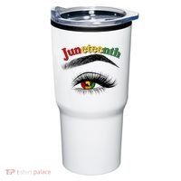 Juneteenth African American Woman Eye Tumbler thumb 0