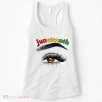 Juneteenth African American Woman Eye Women's Tank Top thumb 0