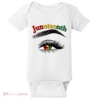 Juneteenth African American Woman Eye Baby Bodysuit thumb 0