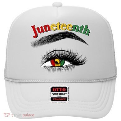 Juneteenth African American Woman Eye Hat