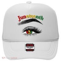 Juneteenth African American Woman Eye Hat thumb 0