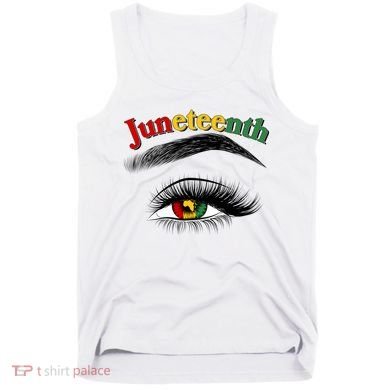 Juneteenth African American Woman Eye Tank Top