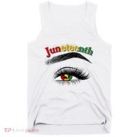 Juneteenth African American Woman Eye Tank Top thumb 0