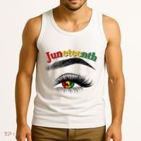 Juneteenth African American Woman Eye Tank Top thumb 3