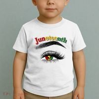 Juneteenth African American Woman Eye Toddler T-Shirt thumb 2