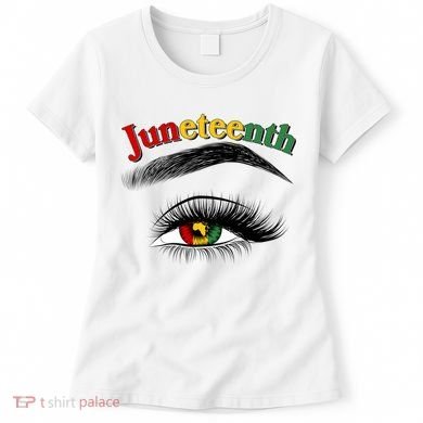 Juneteenth African American Woman Eye Women's T-Shirt
