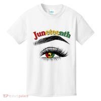 Juneteenth African American Woman Eye Kids T-Shirt thumb 0