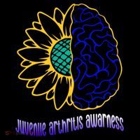 Juvenile Arthritis Awareness Month Sunflower Blue Ribbon Gift Coffee Mug thumb 5
