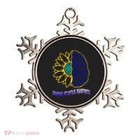 Juvenile Arthritis Awareness Month Sunflower Blue Ribbon Gift Ornament thumb 0
