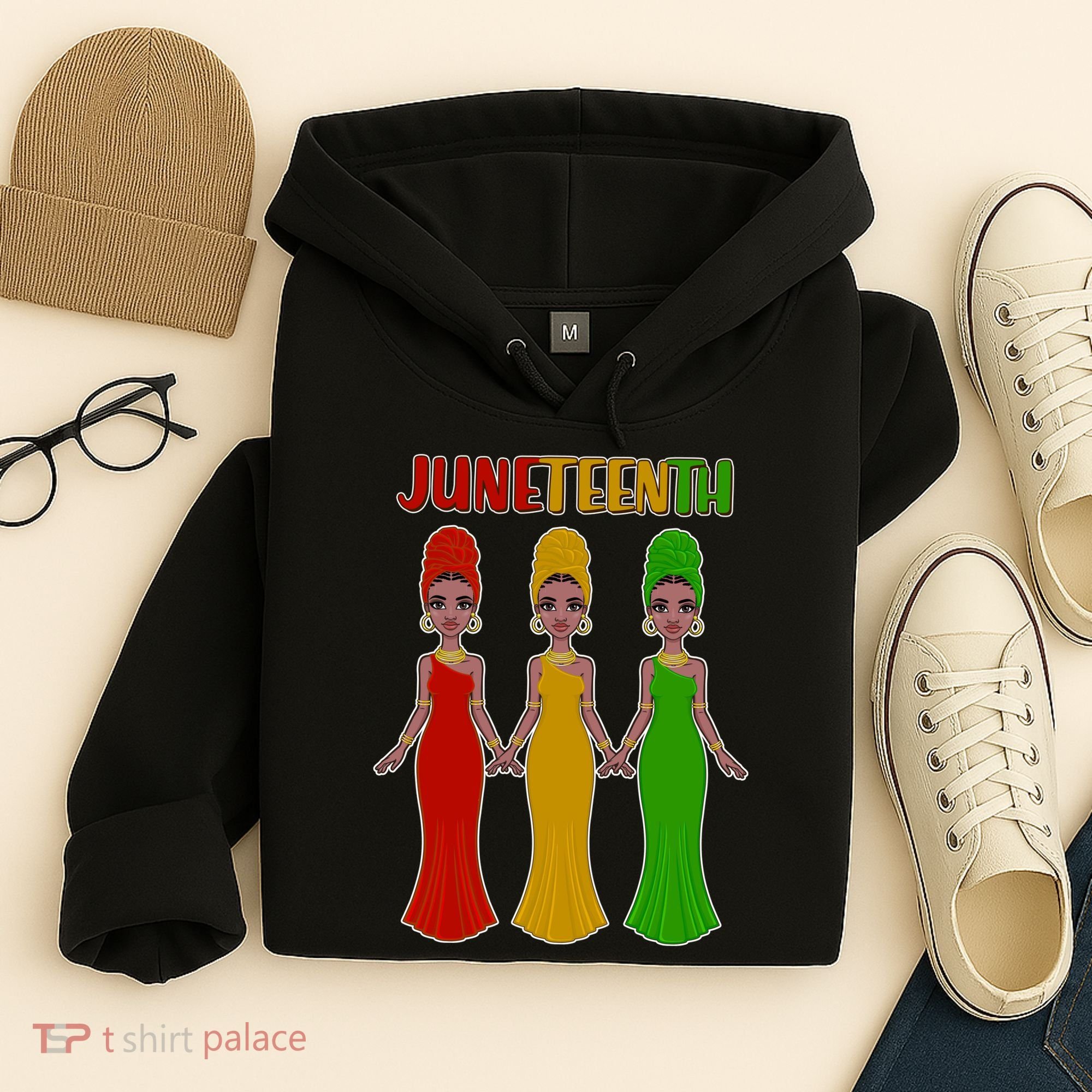 Juneteen African American Black Women Hoodie