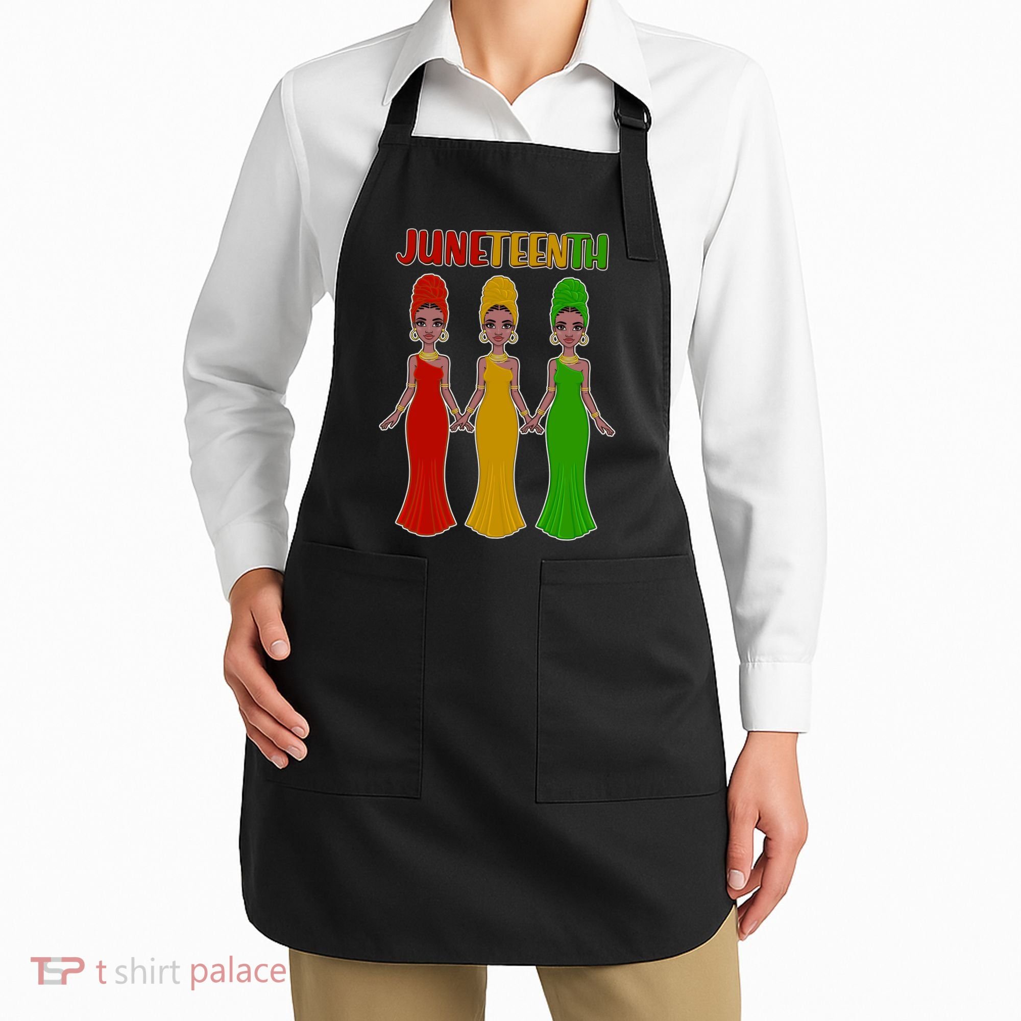 Juneteen African American Black Women Apron