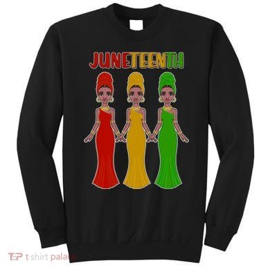 Juneteen African American Black Women Sweatshirt