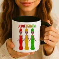Juneteen African American Black Women Coffee Mug thumb 3