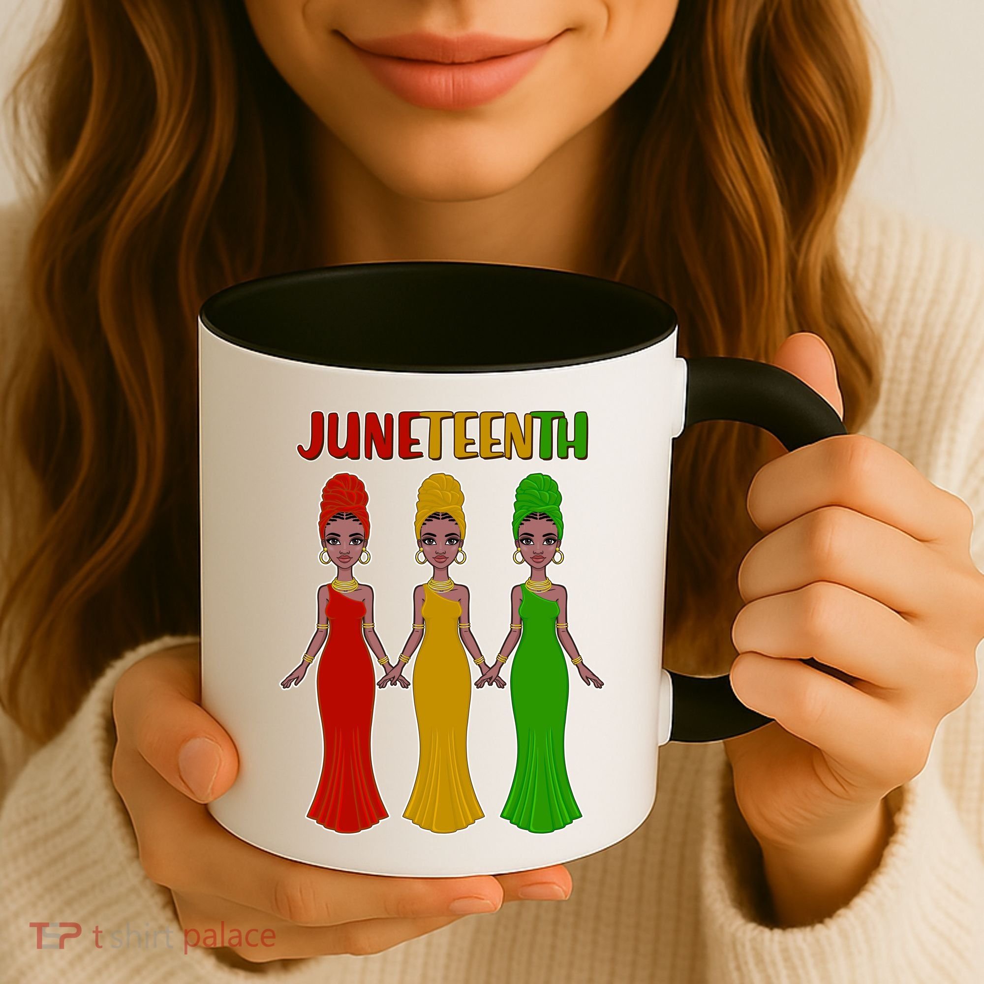 Juneteen African American Black Women Coffee Mug