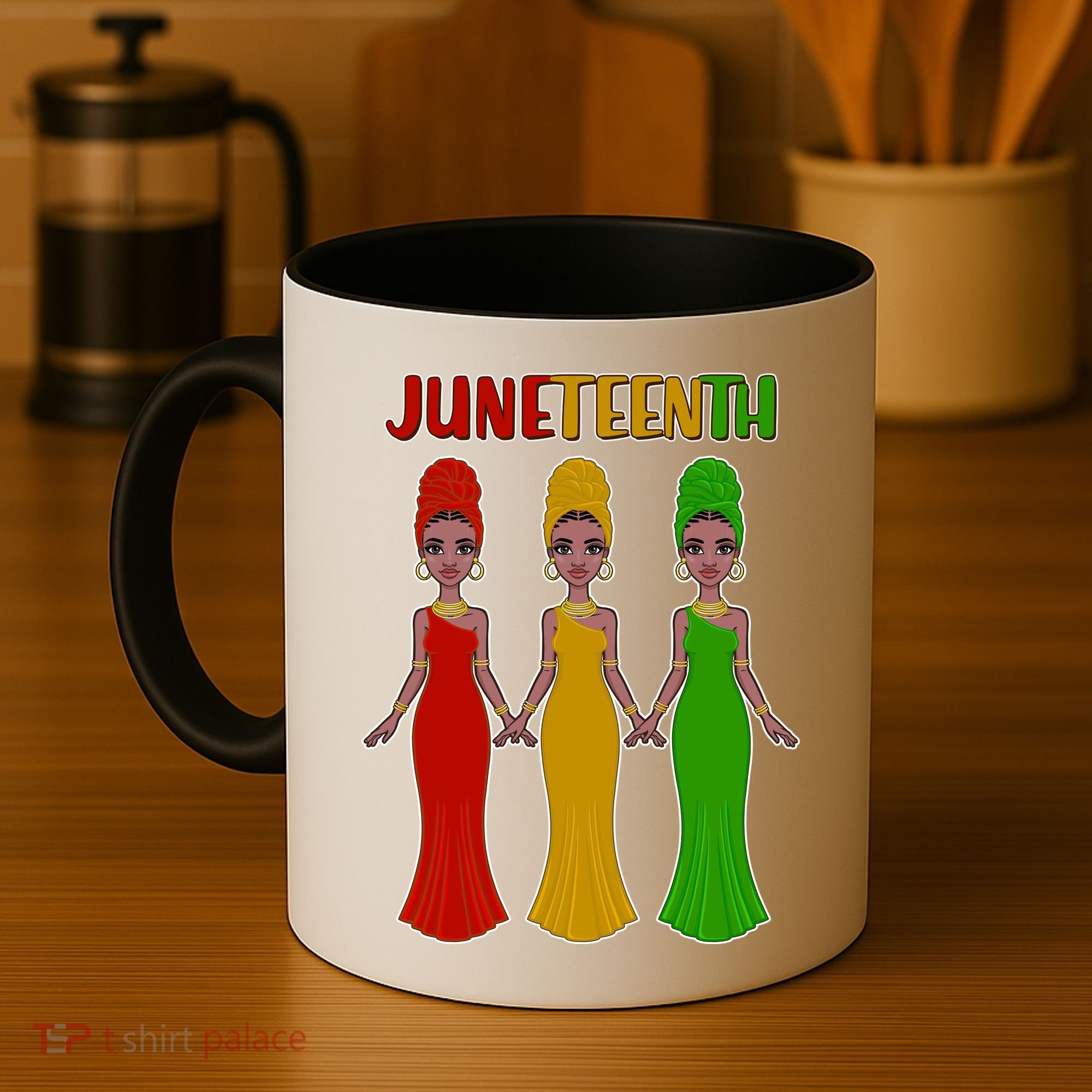 Juneteen African American Black Women Coffee Mug