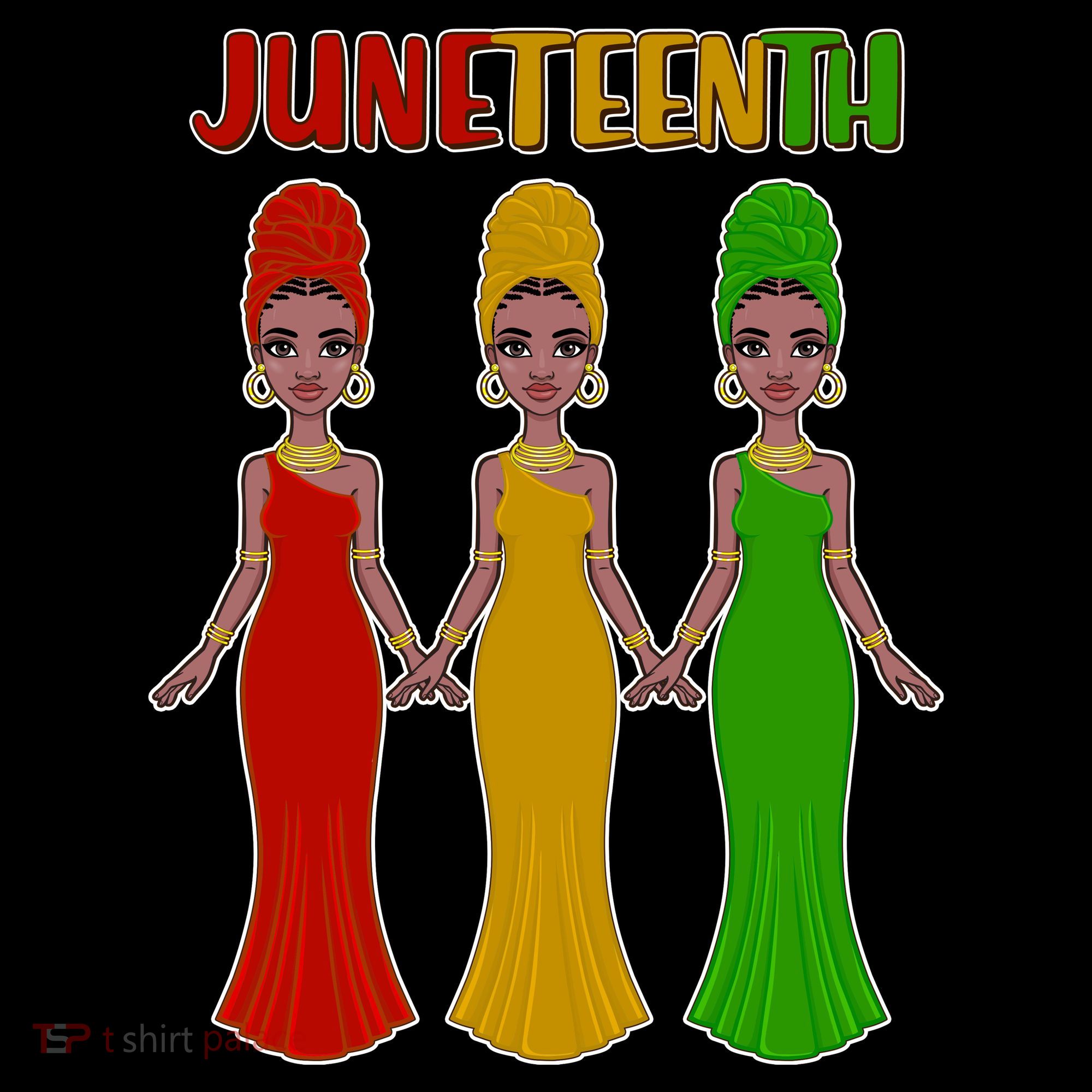 Juneteen African American Black Women Women's Hoodie