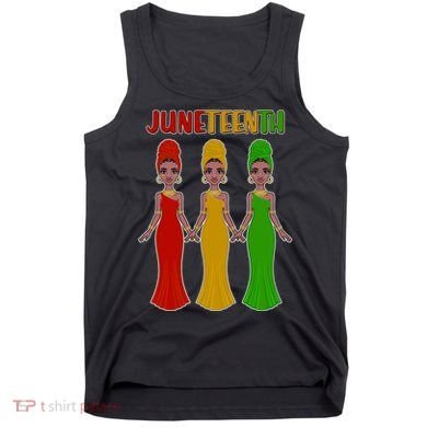 Juneteen African American Black Women Tank Top
