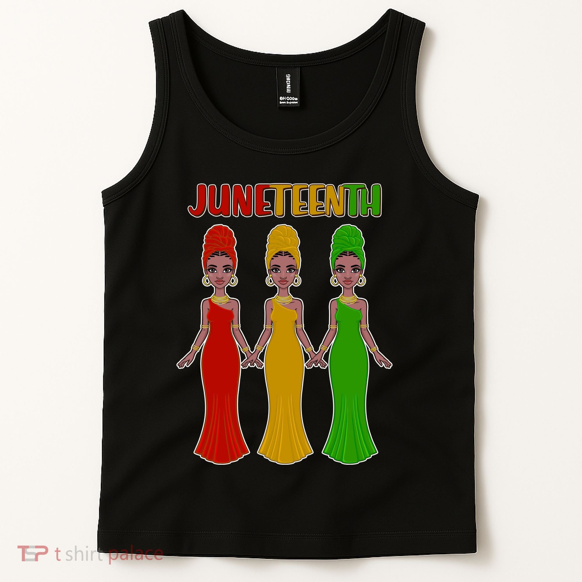 Juneteen African American Black Women Tank Top