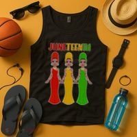 Juneteen African American Black Women Tank Top thumb 4